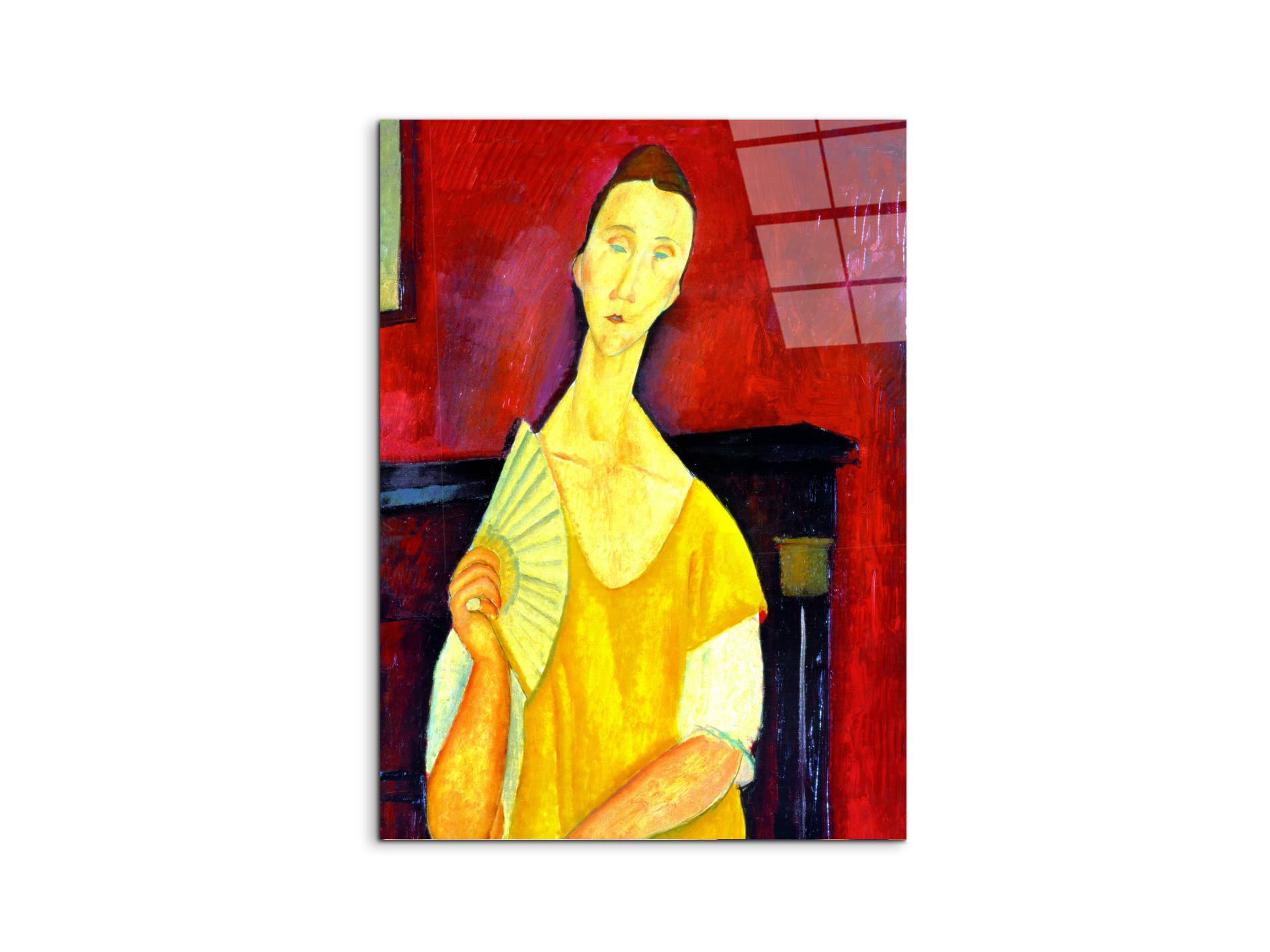 homage-to-modigliani-woman-with-a-fanec16850-#materiale_CrystalArt/dimensioni_58x77,5