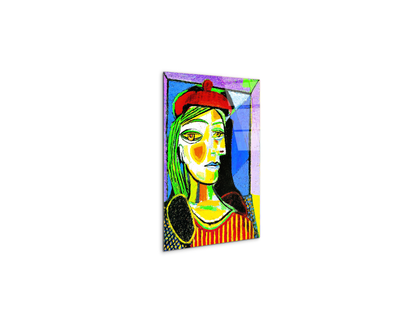 homage-to-pablo-femme-au-beret-rougeec17228-#materiale_CrystalArt/dimensioni_37,42x50
