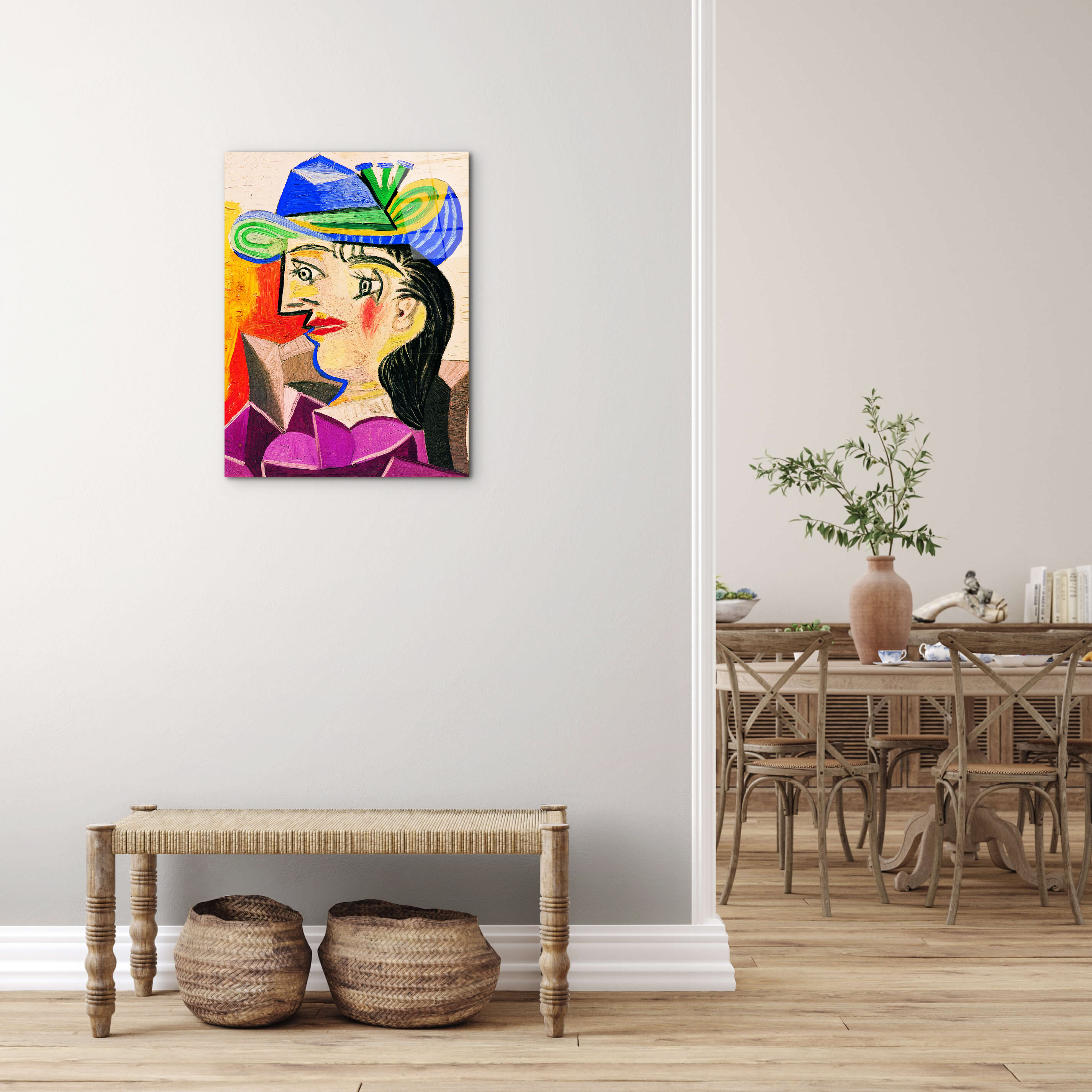 homage-to-pablo-woman-with-a-blue-hatec17257-#materiale_CrystalArt/dimensioni_58x77,5