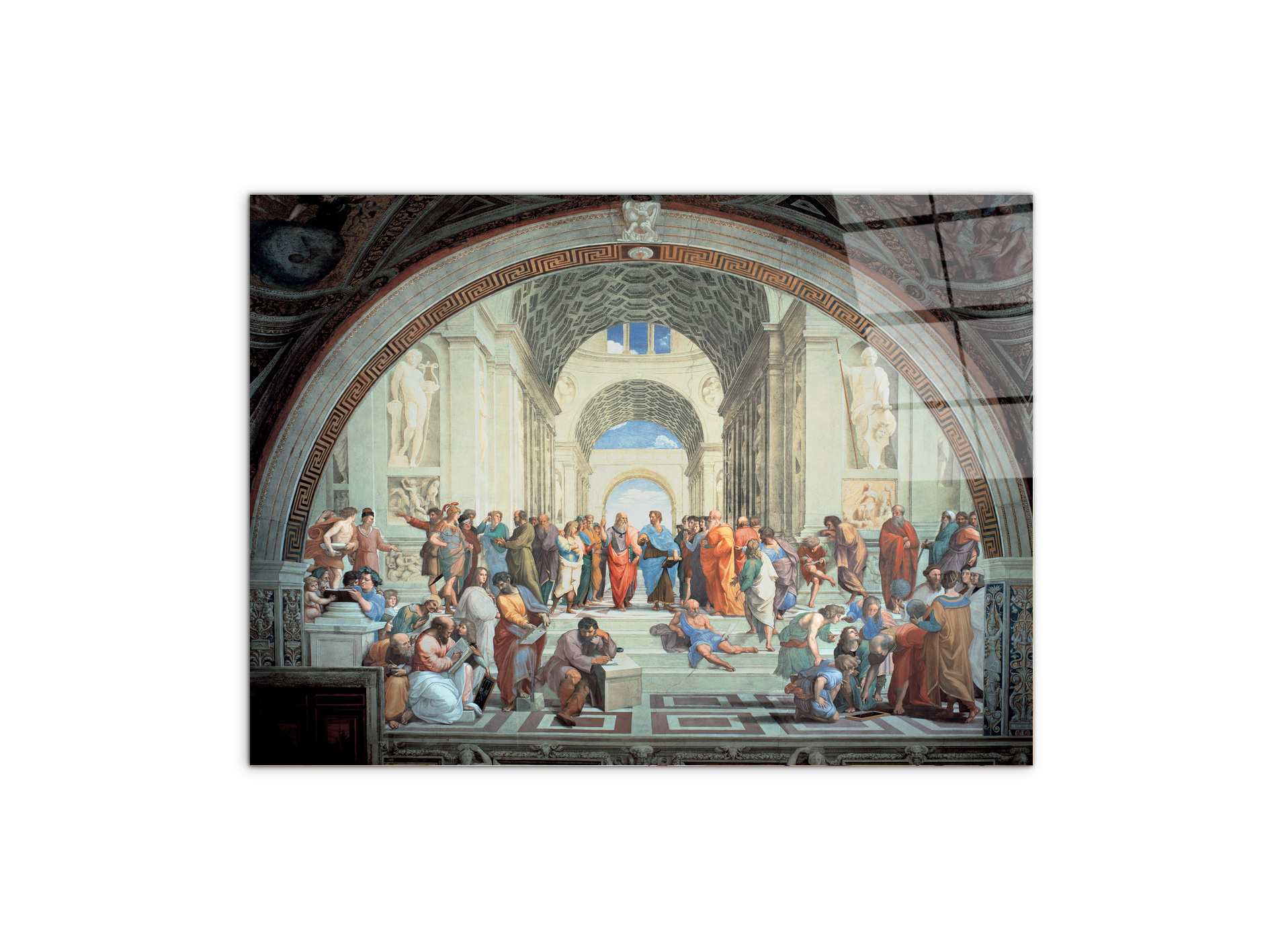 homage-to-raffaello-the-school-of-athensec17368-#materiale_CrystalArt/dimensioni_77,5x58