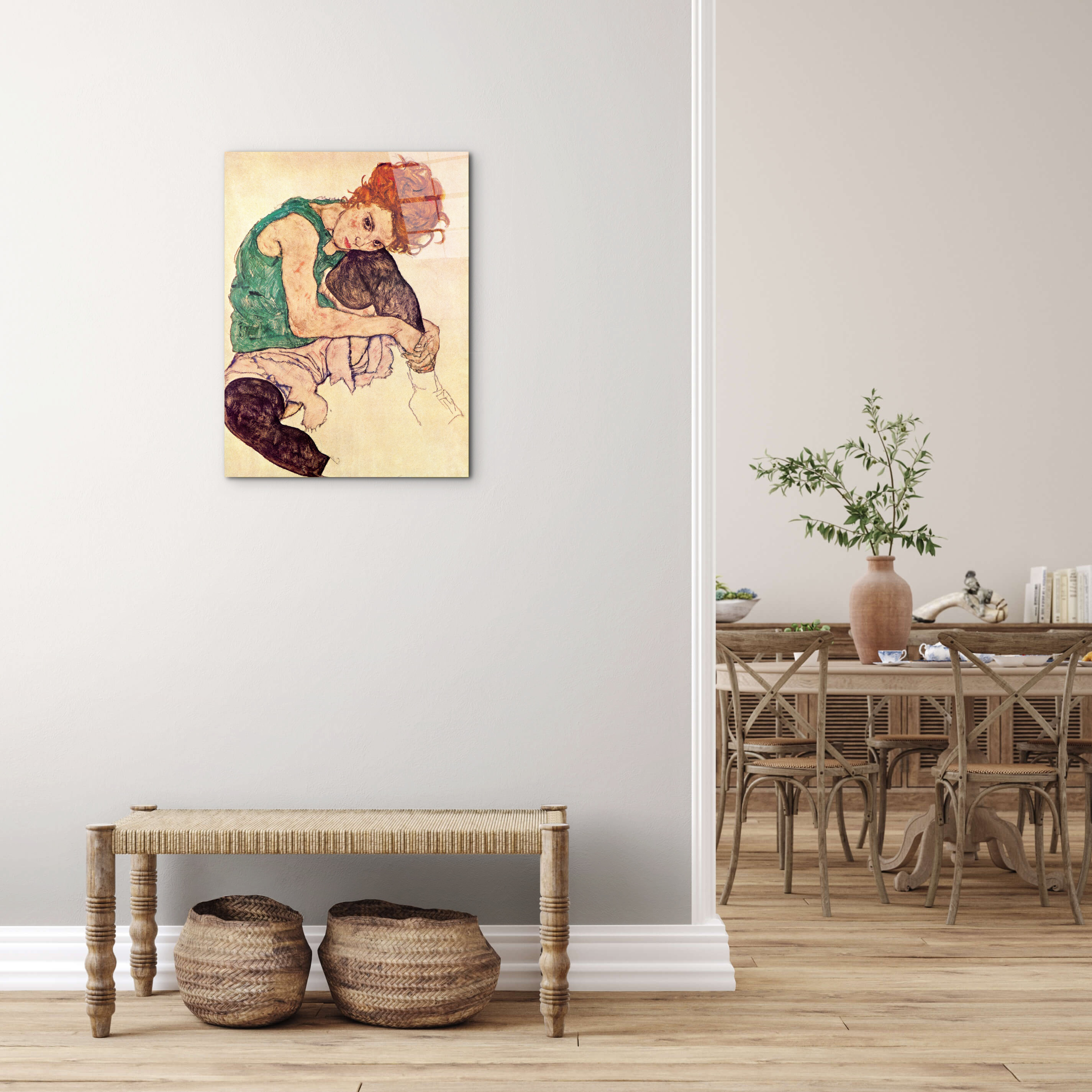 homage-to-schiele-sitting-womanec17622-#materiale_CrystalArt/dimensioni_58x77,5
