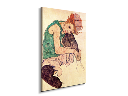 homage-to-schiele-sitting-womanec17622-#materiale_EarthArt Total Gloss/dimensioni_58x77,5