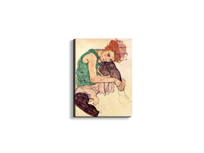 homage-to-schiele-sitting-womanec17622-#materiale_EarthArt Total Gloss/dimensioni_37,42x50