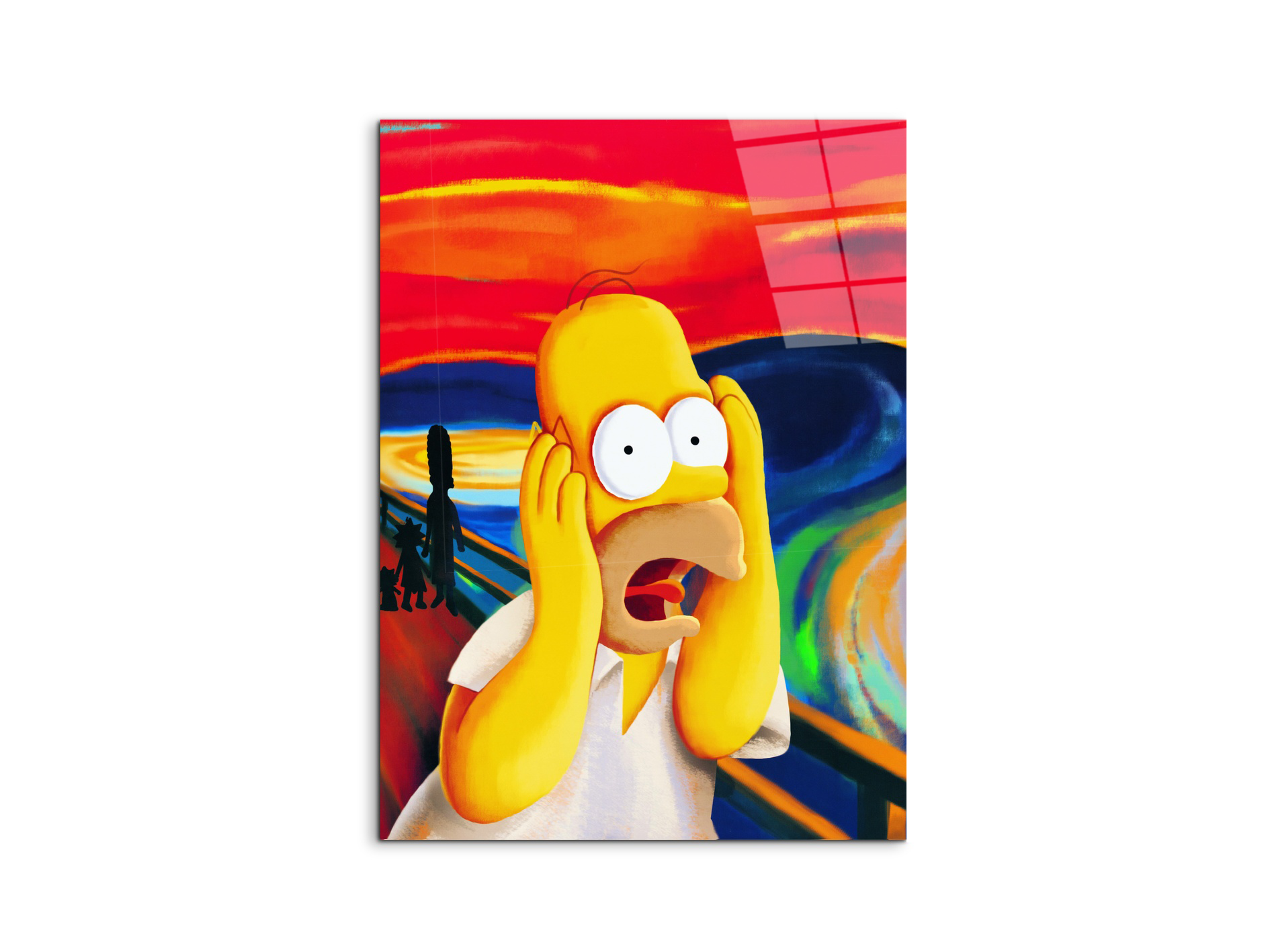 homer-the-screamec18487-#materiale_CrystalArt/dimensioni_58x77,5