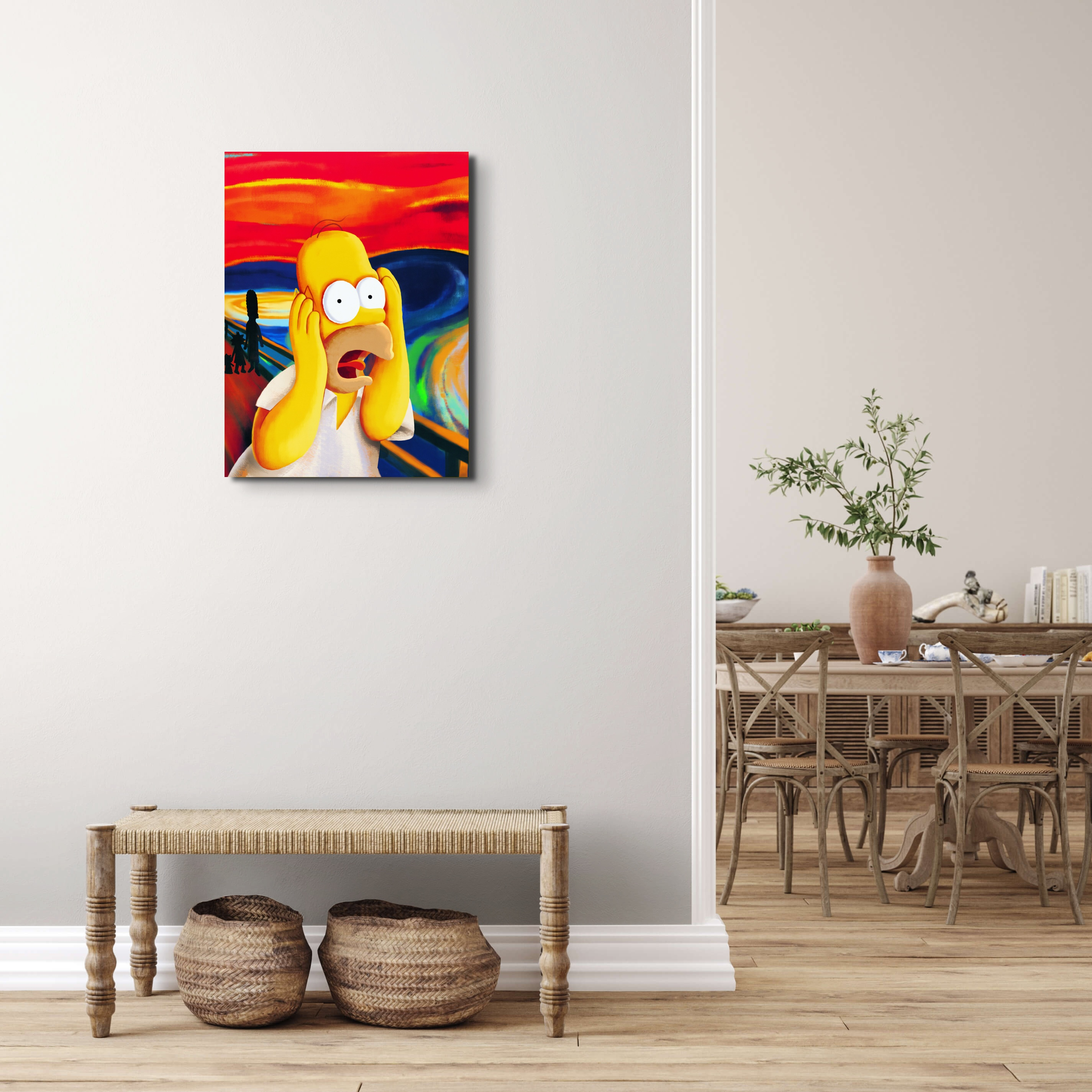 homer-the-screamec18487-#materiale_EarthArt Materic/dimensioni_58x77,5