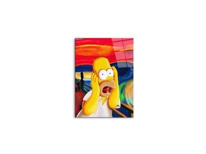 homer-the-screamec18487-#materiale_CrystalArt/dimensioni_37,42x50