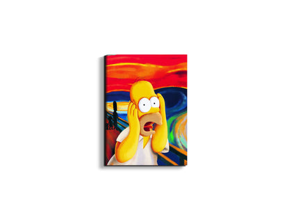 homer-the-screamec18487-#materiale_EarthArt Materic/dimensioni_37,42x50