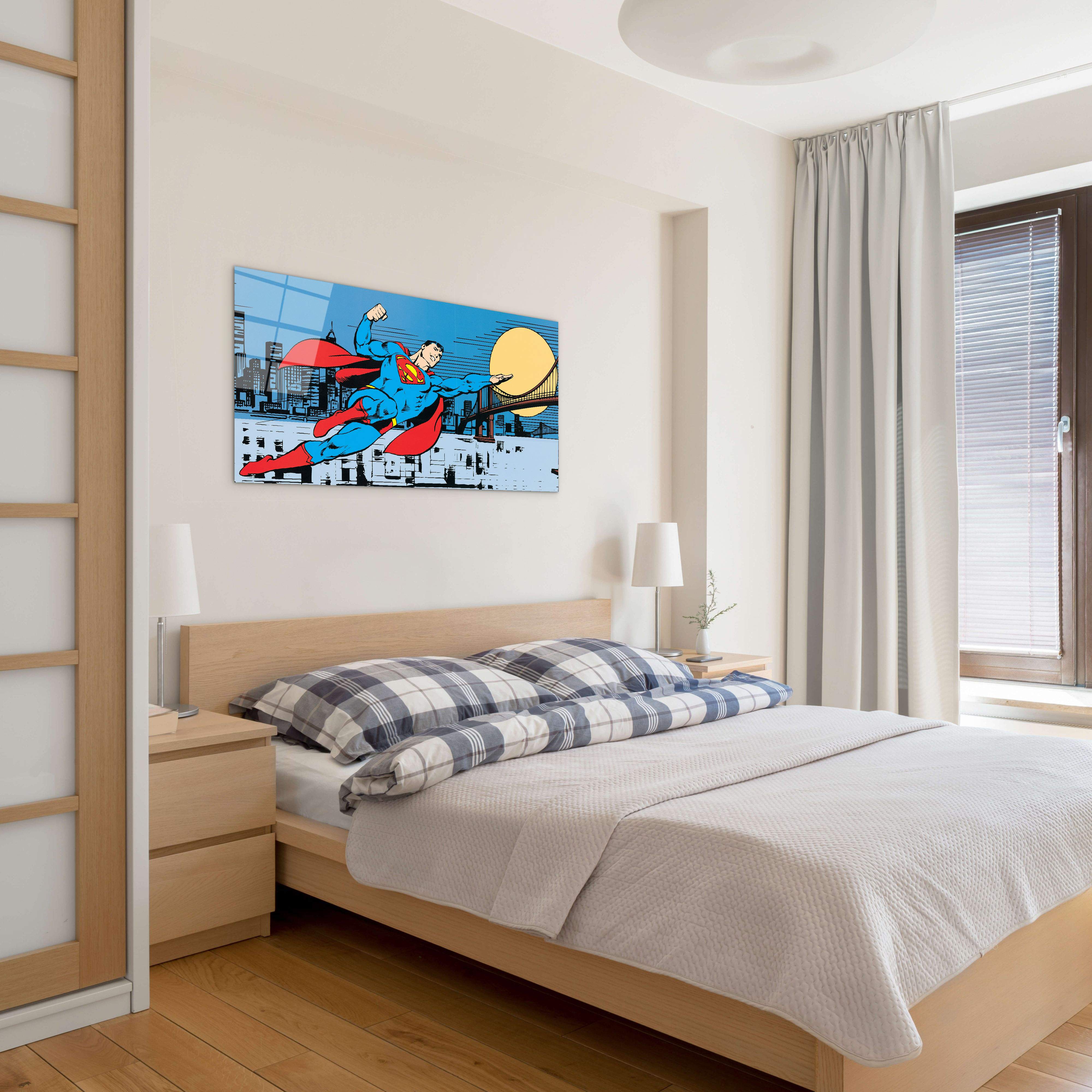 comics-superman-flyingec20268-#materiale_CrystalArt/dimensioni_100x50