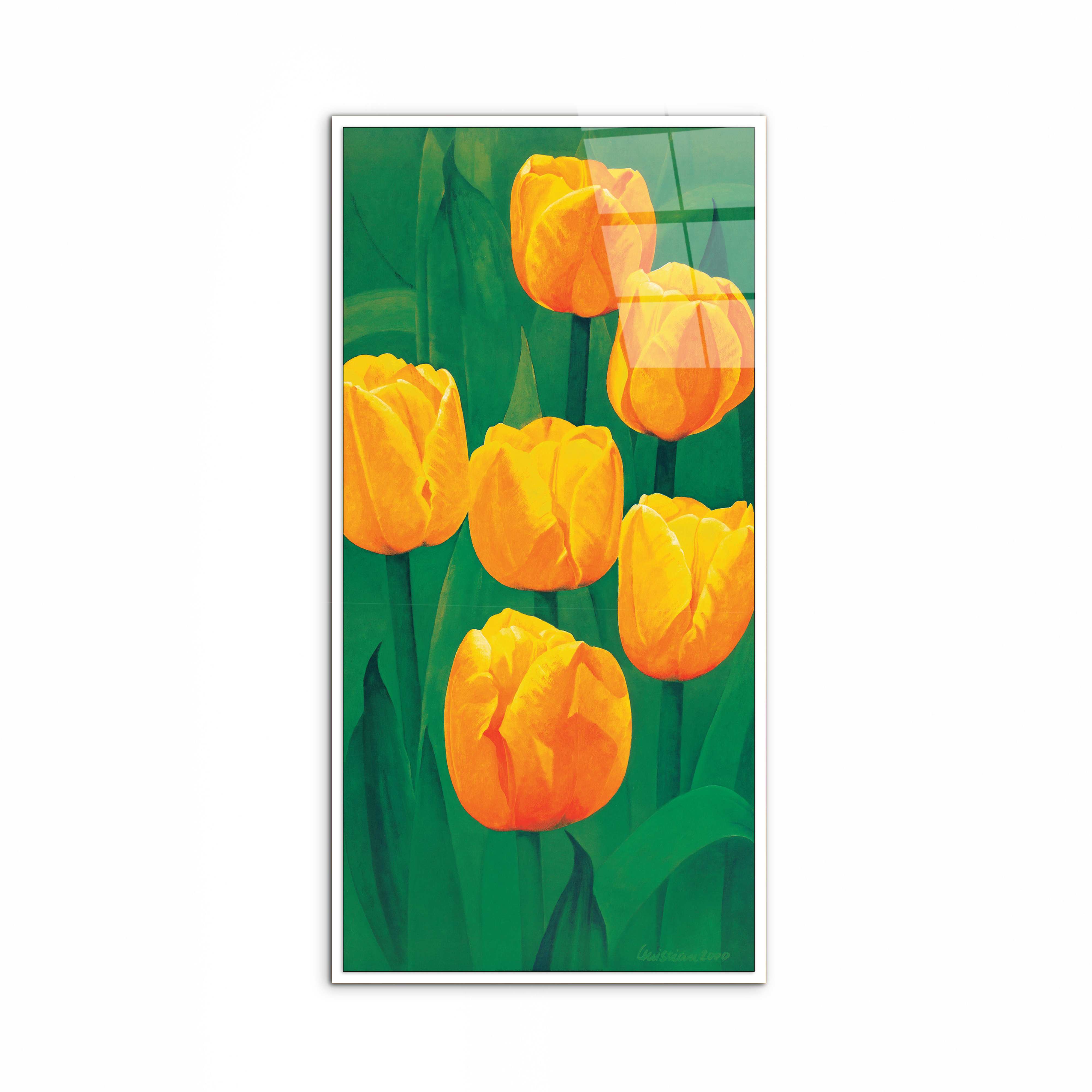 yellow-tulipsec20317-#materiale_CrystalArt/dimensioni_50x100