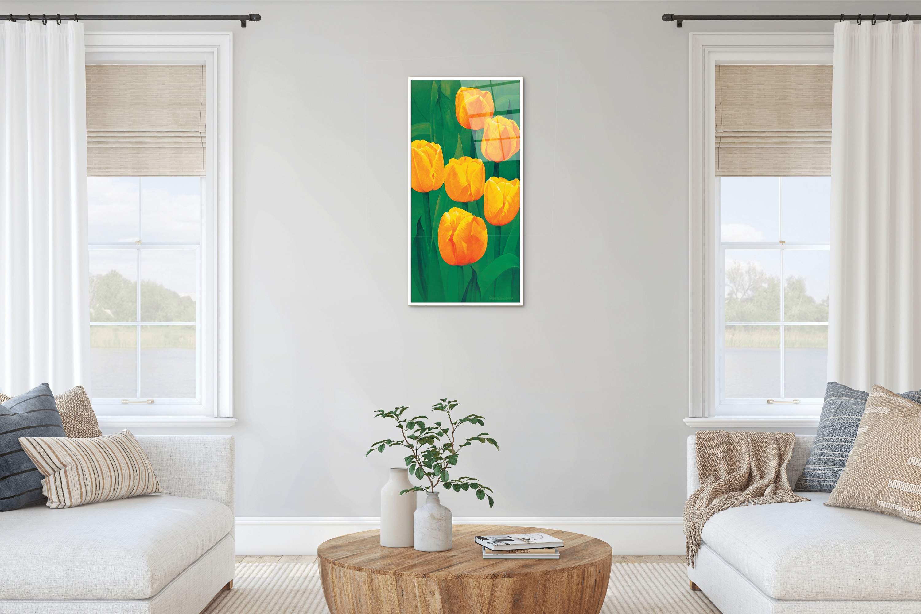 yellow-tulipsec20317-#materiale_CrystalArt/dimensioni_50x100