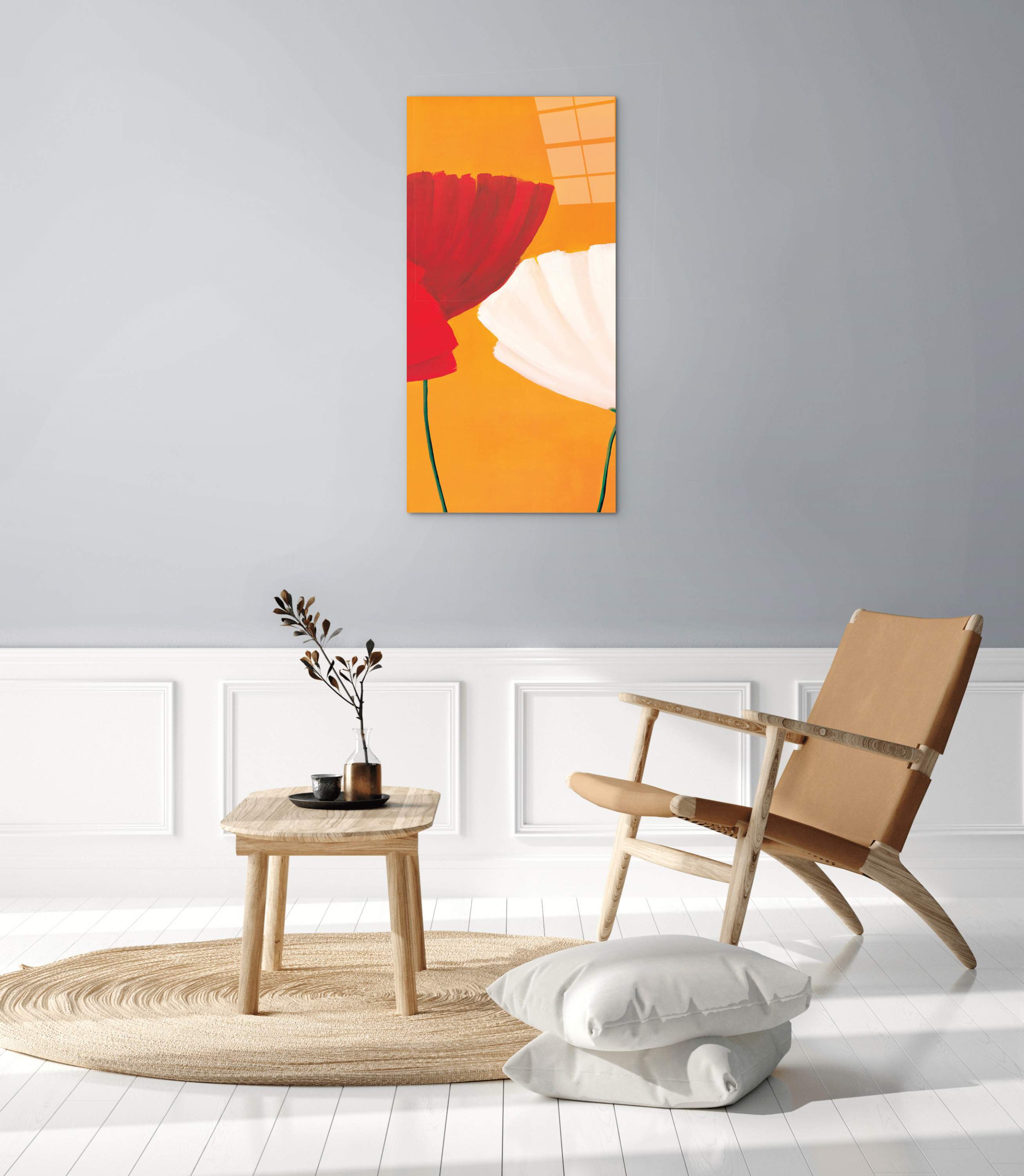 poppies-orange-kissec20356-#materiale_CrystalArt/dimensioni_50x100