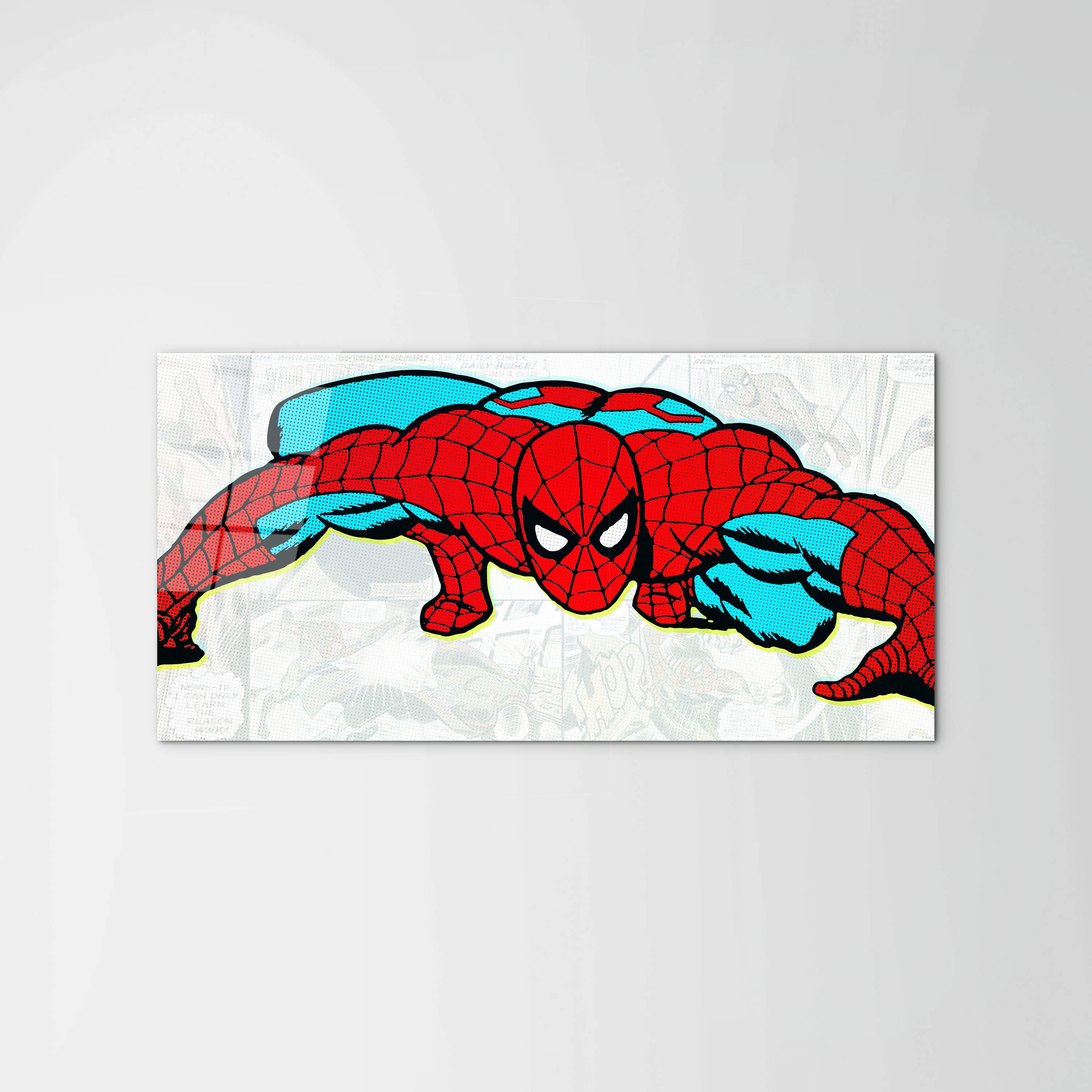 comics-spiderman-attackec20379-#materiale_CrystalArt/dimensioni_100x50