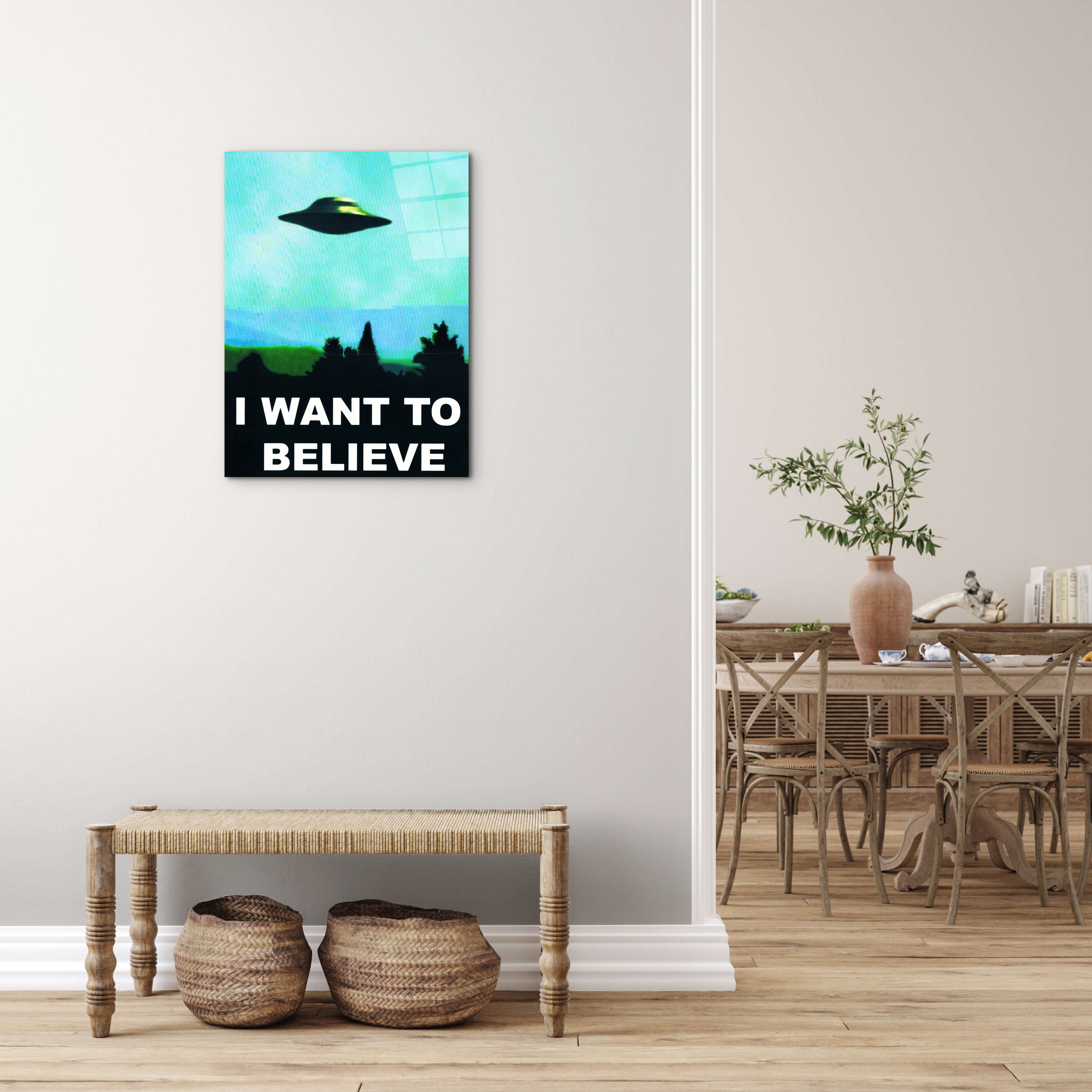ufo-i-want-to-believeec20525-#materiale_CrystalArt/dimensioni_58x77,5