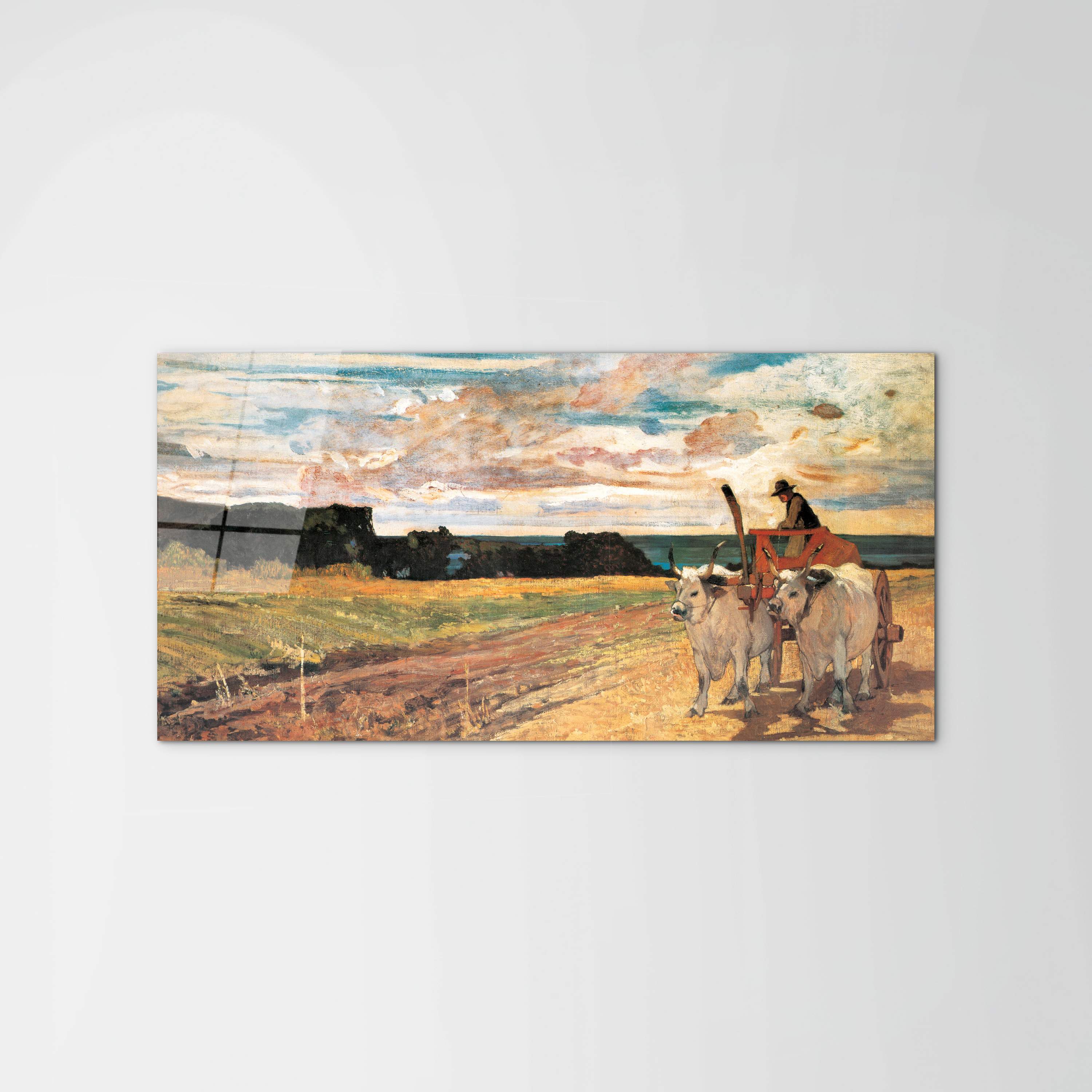 homage-to-fattori-cart-with-cowsec21564-#materiale_CrystalArt/dimensioni_100x50
