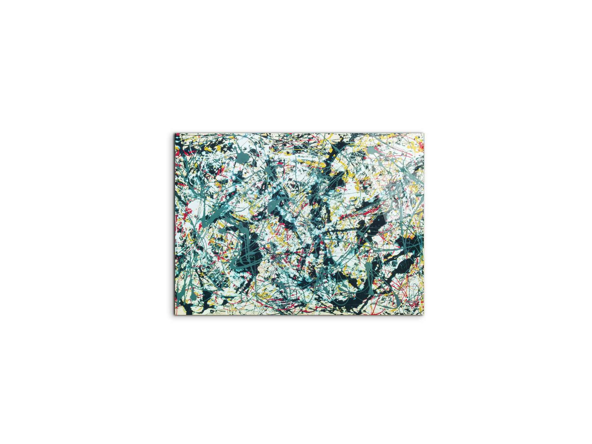 homage-to-pollock-silver-over-black-white-yellow-and-red-1948ec21587-#materiale_CrystalArt/dimensioni_50x37,42