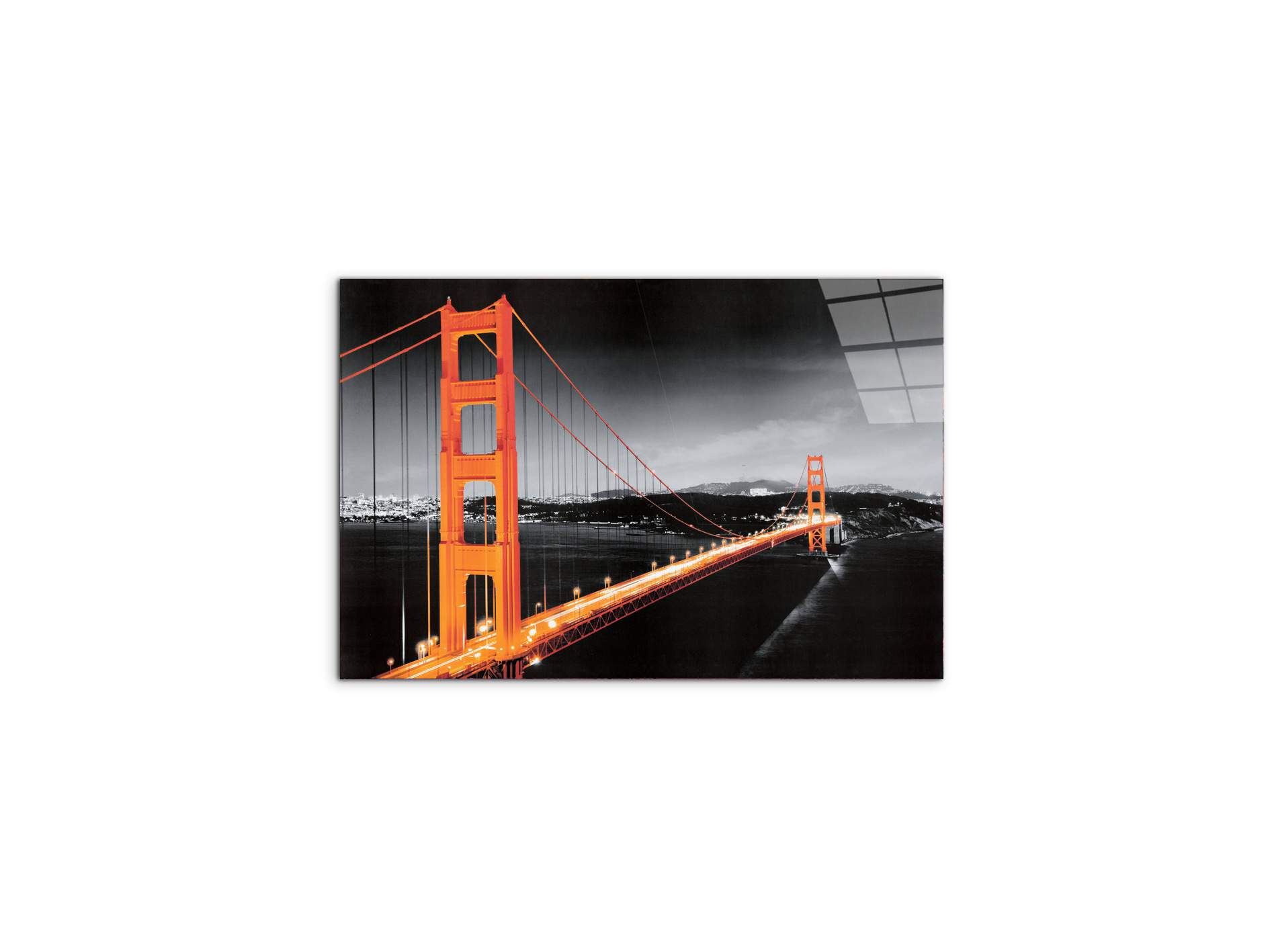 san-francisco-golden-gate-black-redec21592-#materiale_CrystalArt/dimensioni_50x33,33