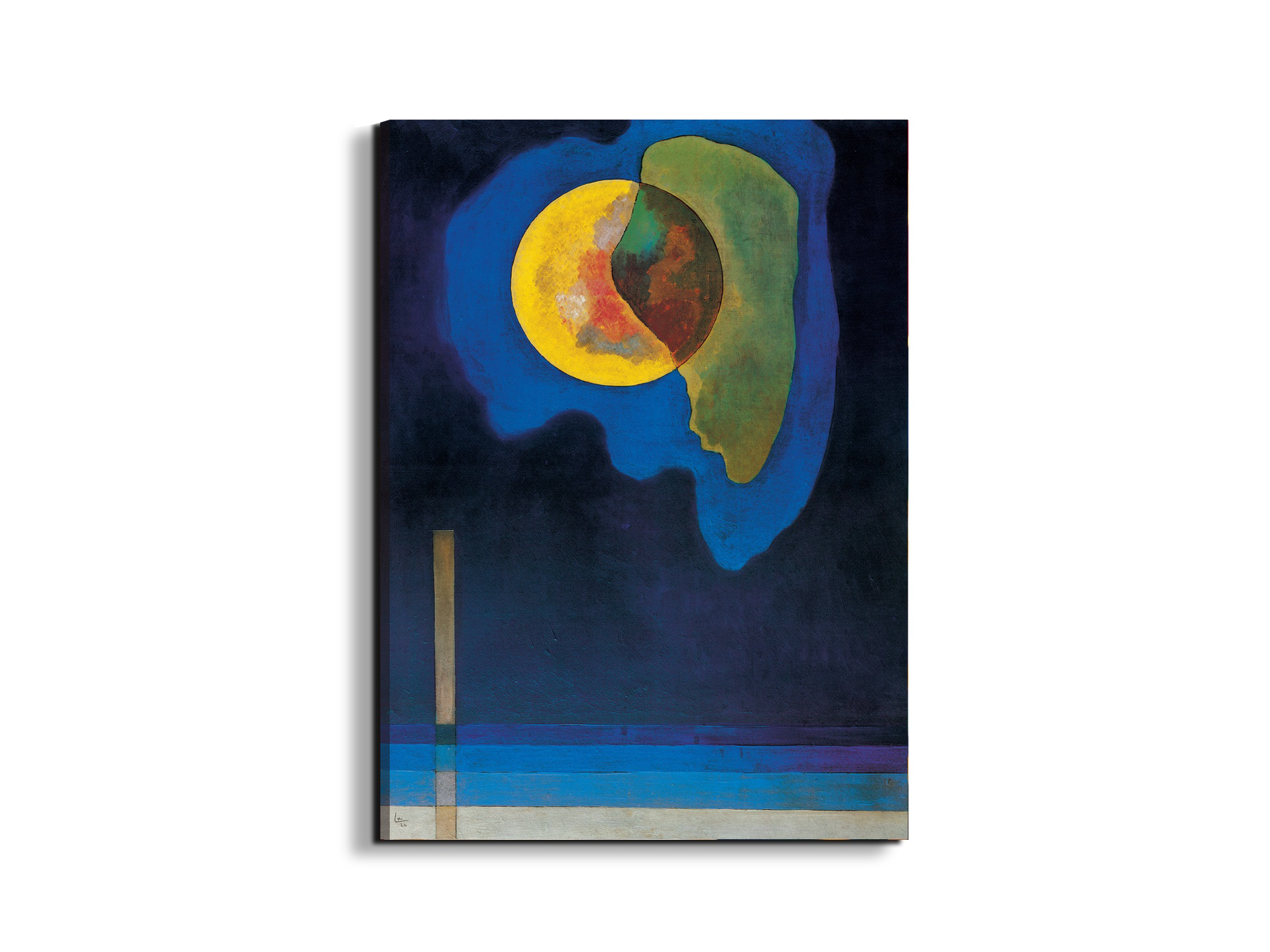 homage-to-kandinsky-yellow-circleec21672-#materiale_EarthArt/dimensioni_58x77,5