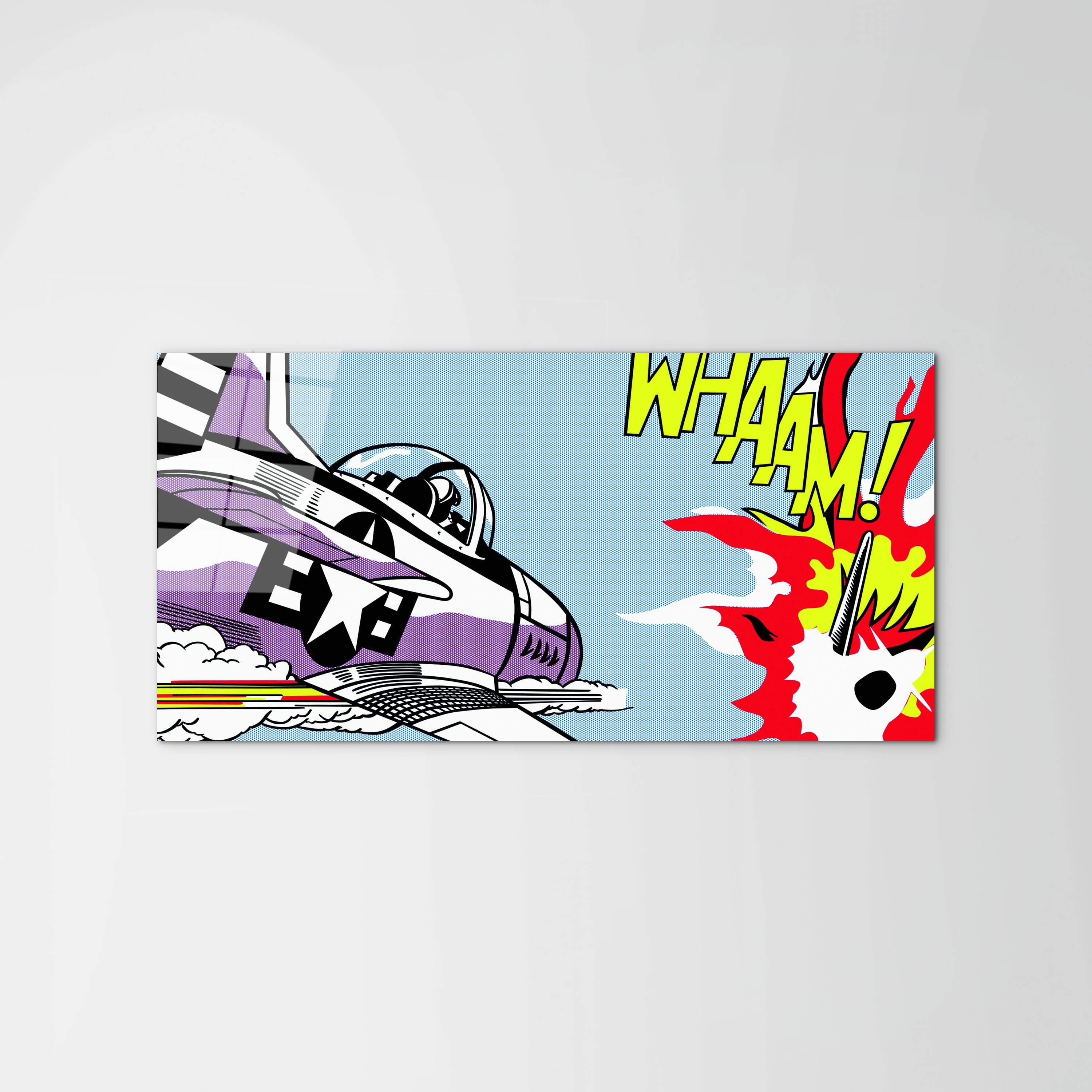 homage-to-roy-whaam-1963ec21690-#materiale_CrystalArt/dimensioni_100x50
