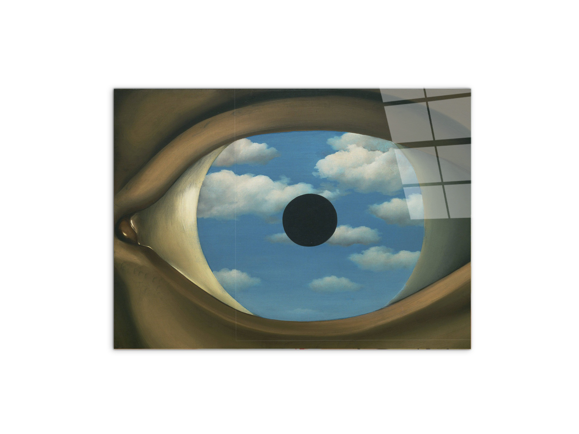 homage-to-rene-the-false-mirrorec21691-#materiale_CrystalArt/dimensioni_77,5x58