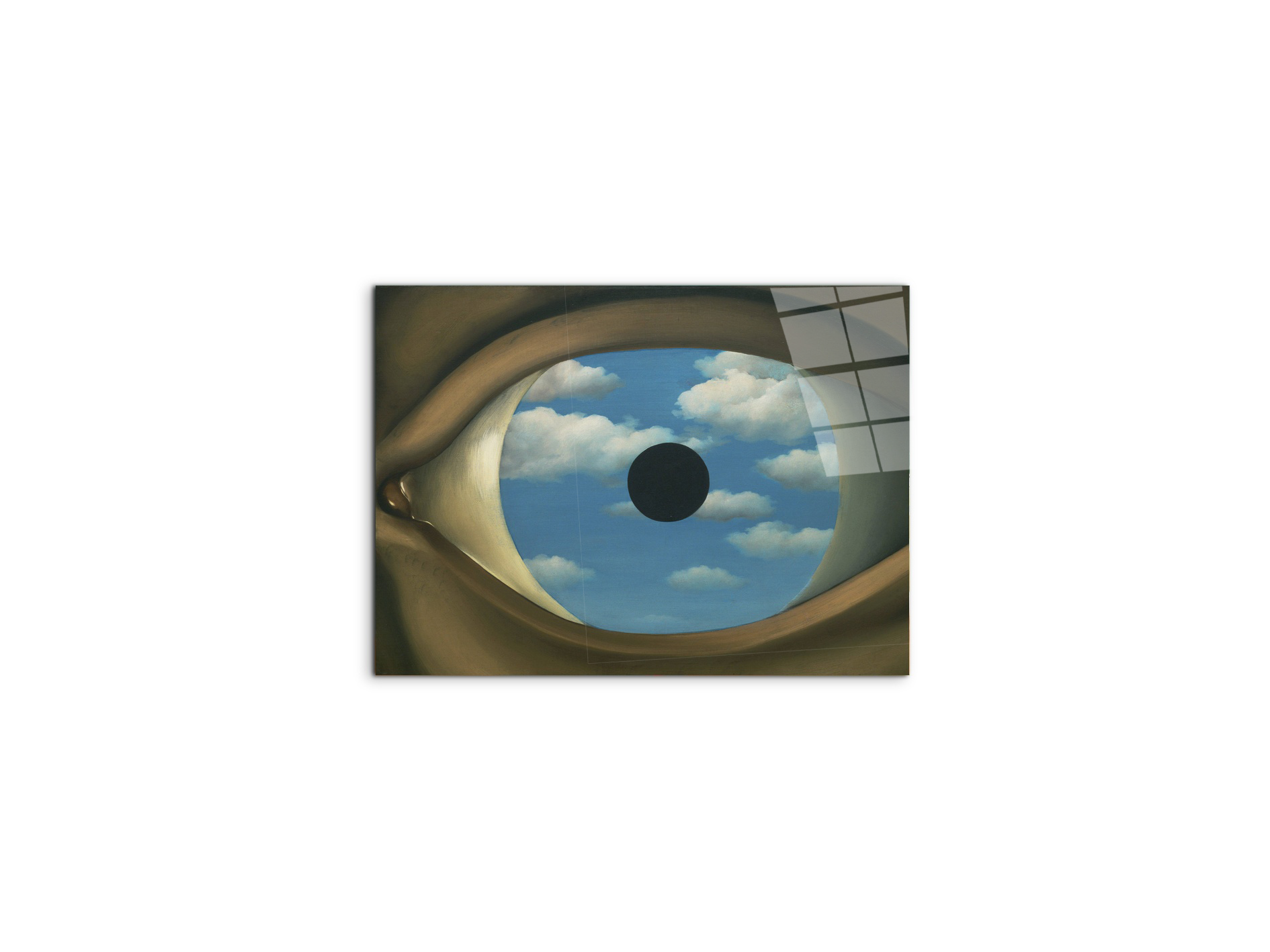 homage-to-rene-the-false-mirrorec21691-#materiale_CrystalArt/dimensioni_50x37,42