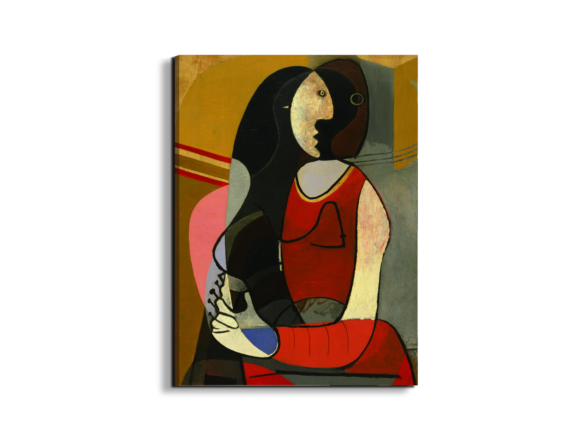 homage-to-pablo-seated-womanec21720-#materiale_EarthArt/dimensioni_58x77,5