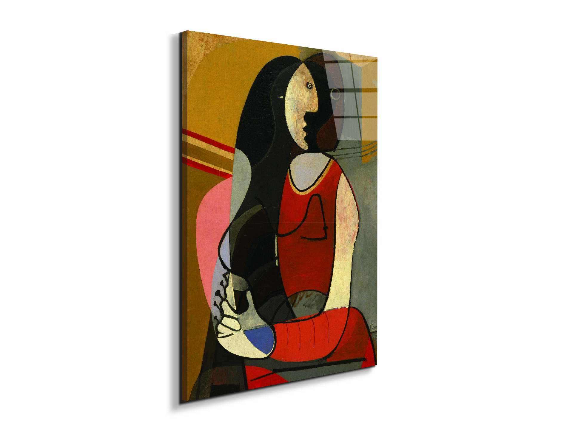 homage-to-pablo-seated-womanec21720-#materiale_EarthArt Total Gloss/dimensioni_58x77,5