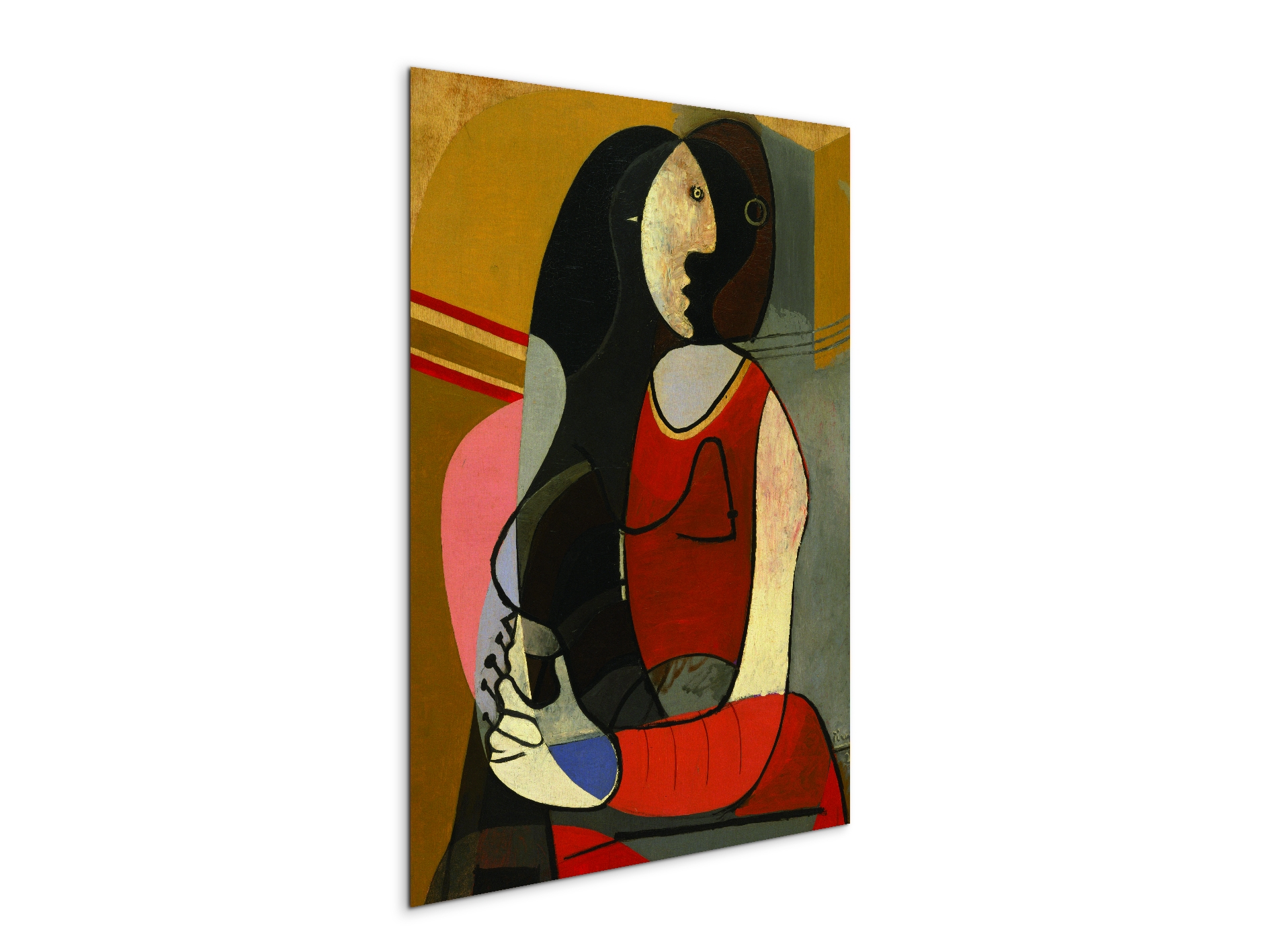 homage-to-pablo-seated-womanec21720-#materiale_MetalArt Materic/dimensioni_58x77,5