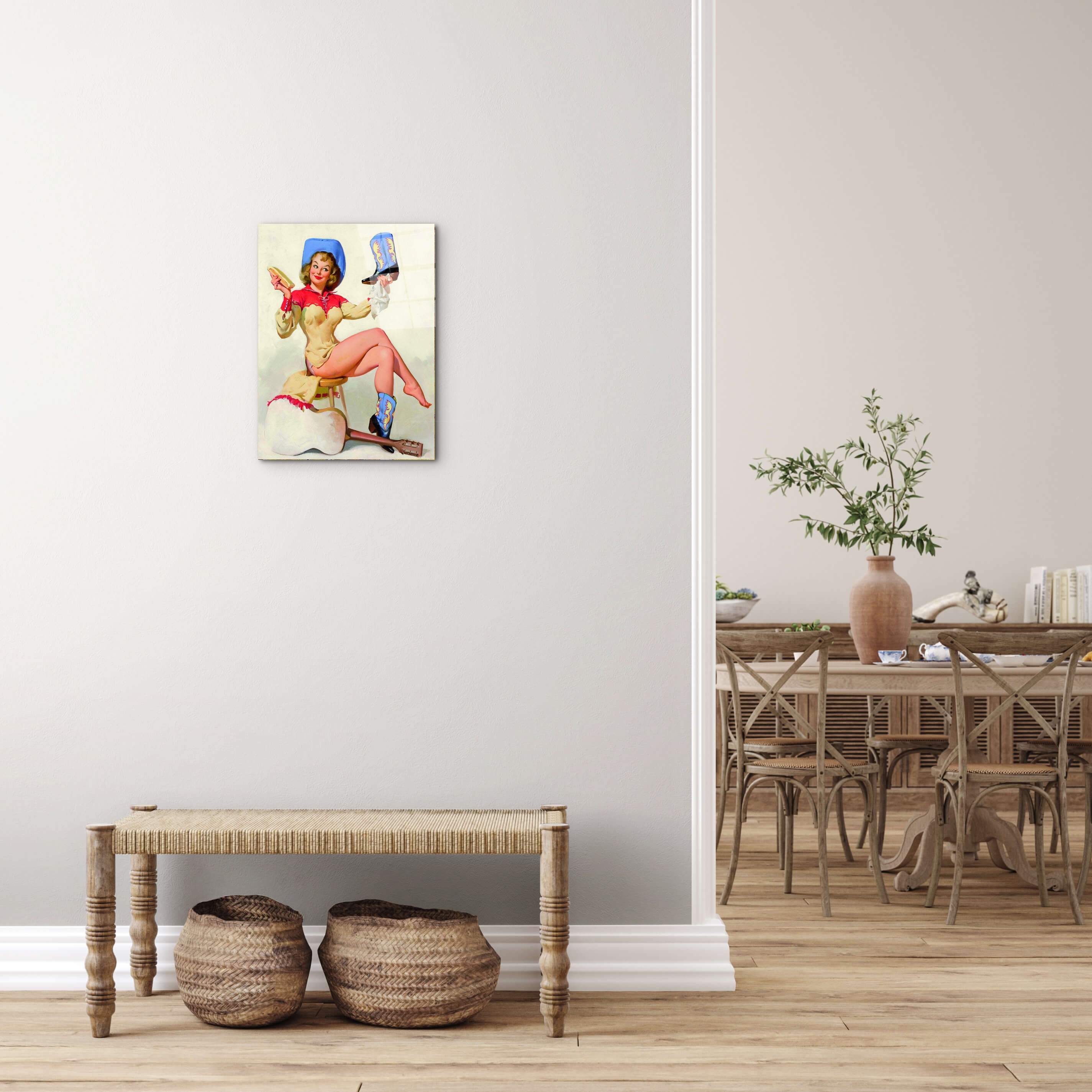 pin-up-guitarec21727-#materiale_CrystalArt/dimensioni_37,42x50