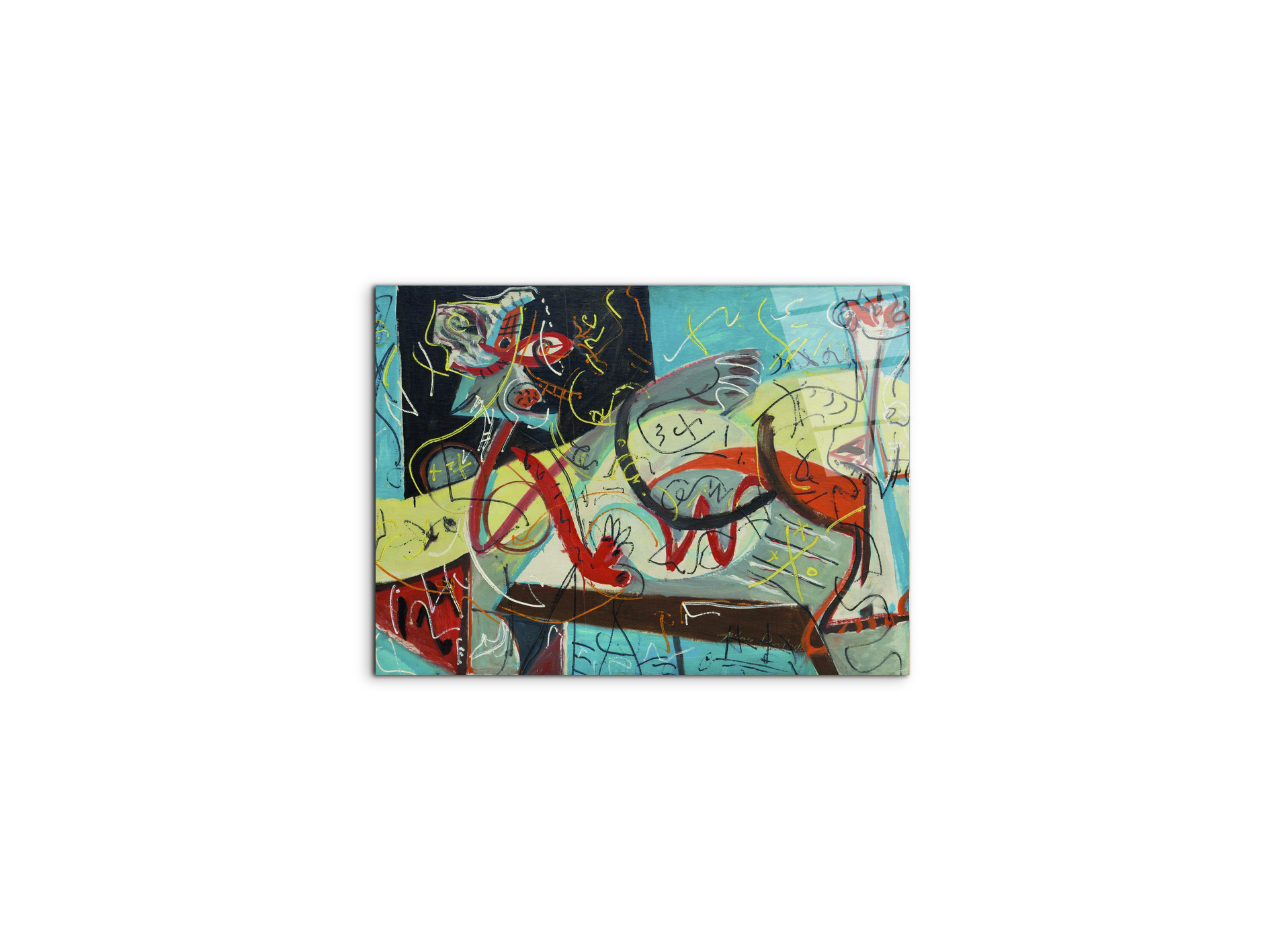 homage-to-pollock-stenographic-figureec21737-#materiale_CrystalArt/dimensioni_50x37,42