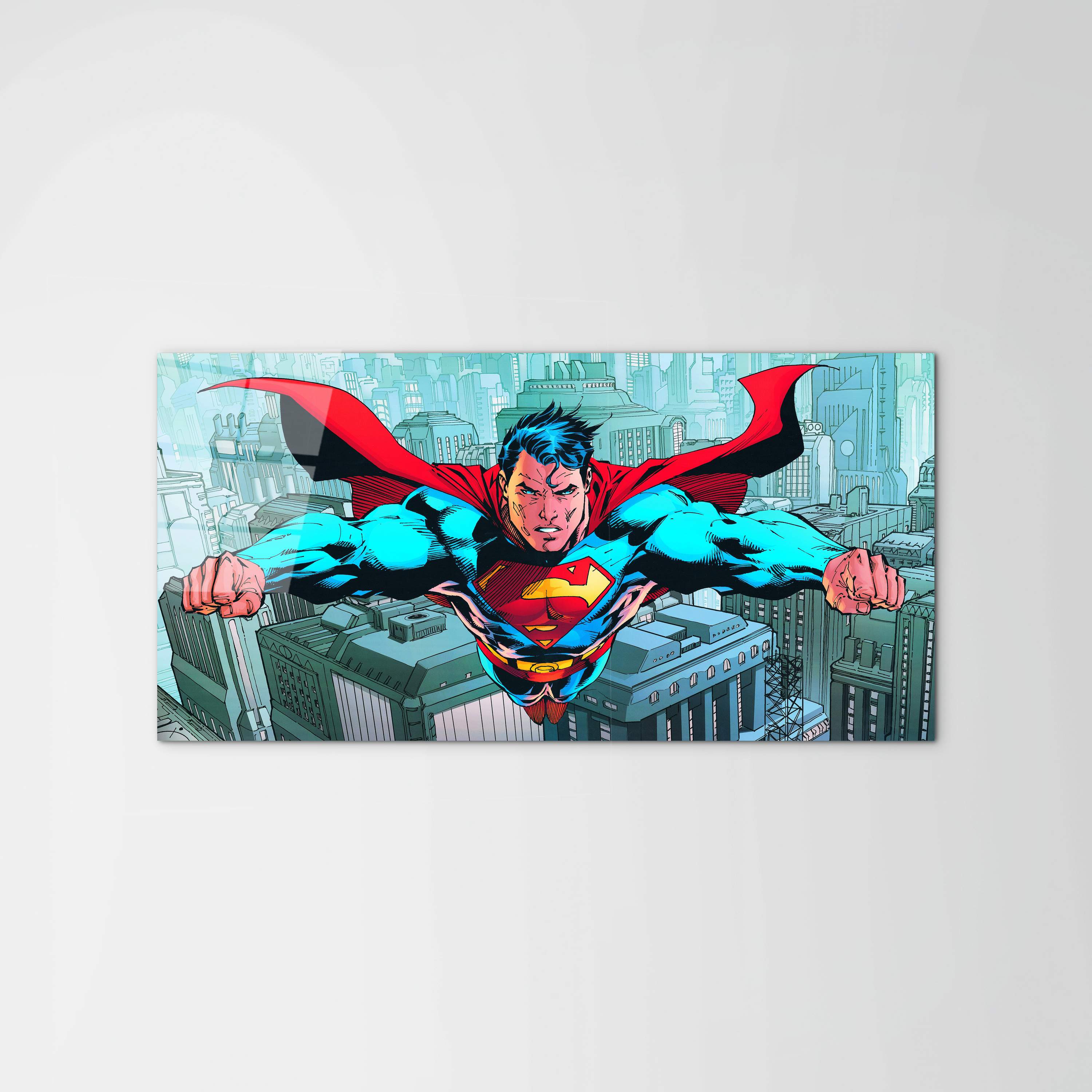 comics-superman-attackec21903-#materiale_CrystalArt/dimensioni_100x50