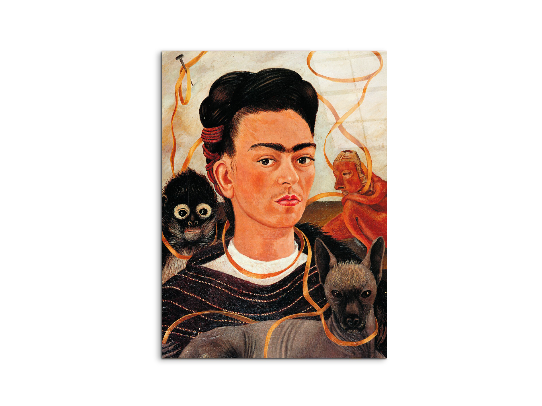 homage-to-frida-khalo-self-portrait-with-monkeyec21916-#materiale_CrystalArt/dimensioni_58x77,5
