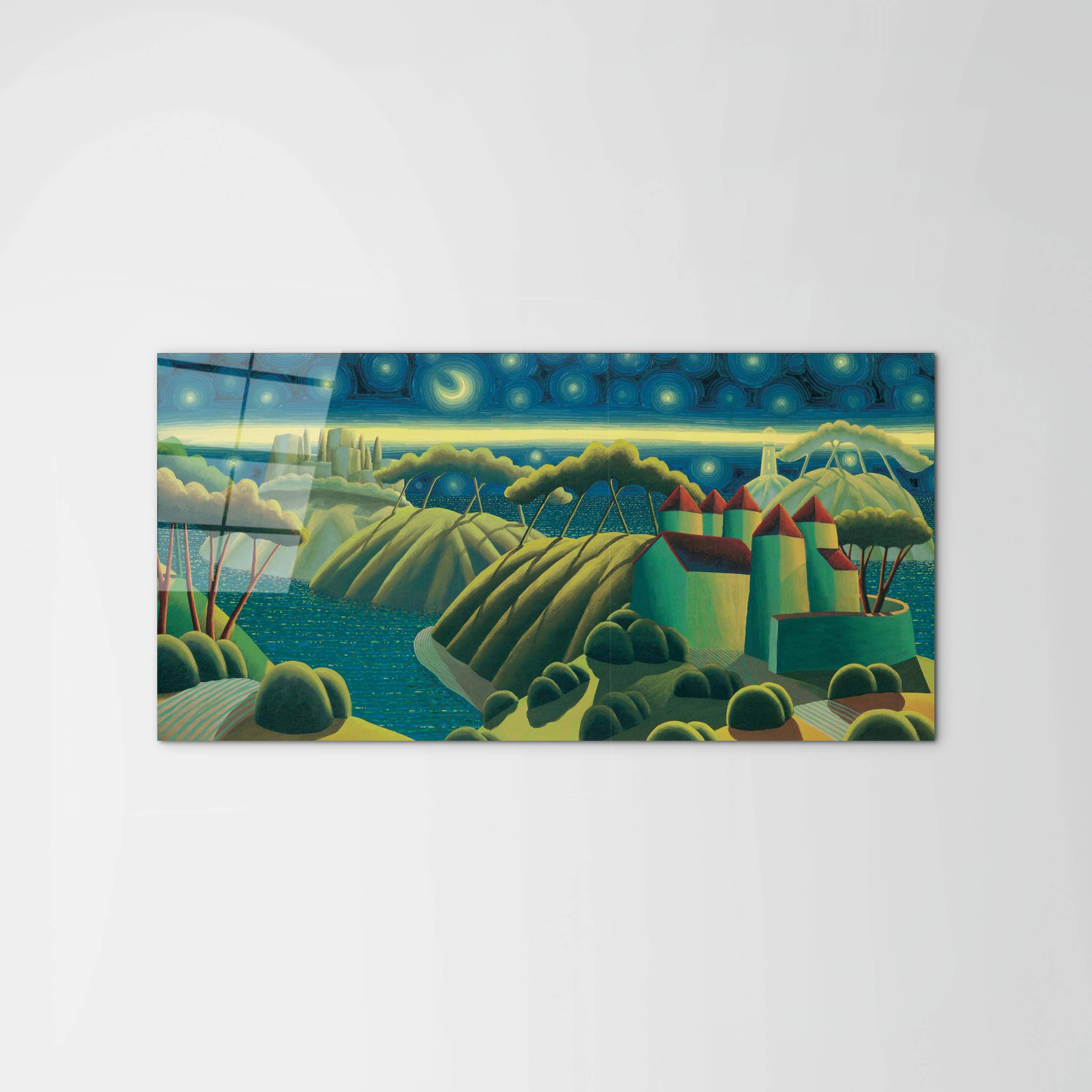 green-abstractec21980-#materiale_CrystalArt/dimensioni_100x50
