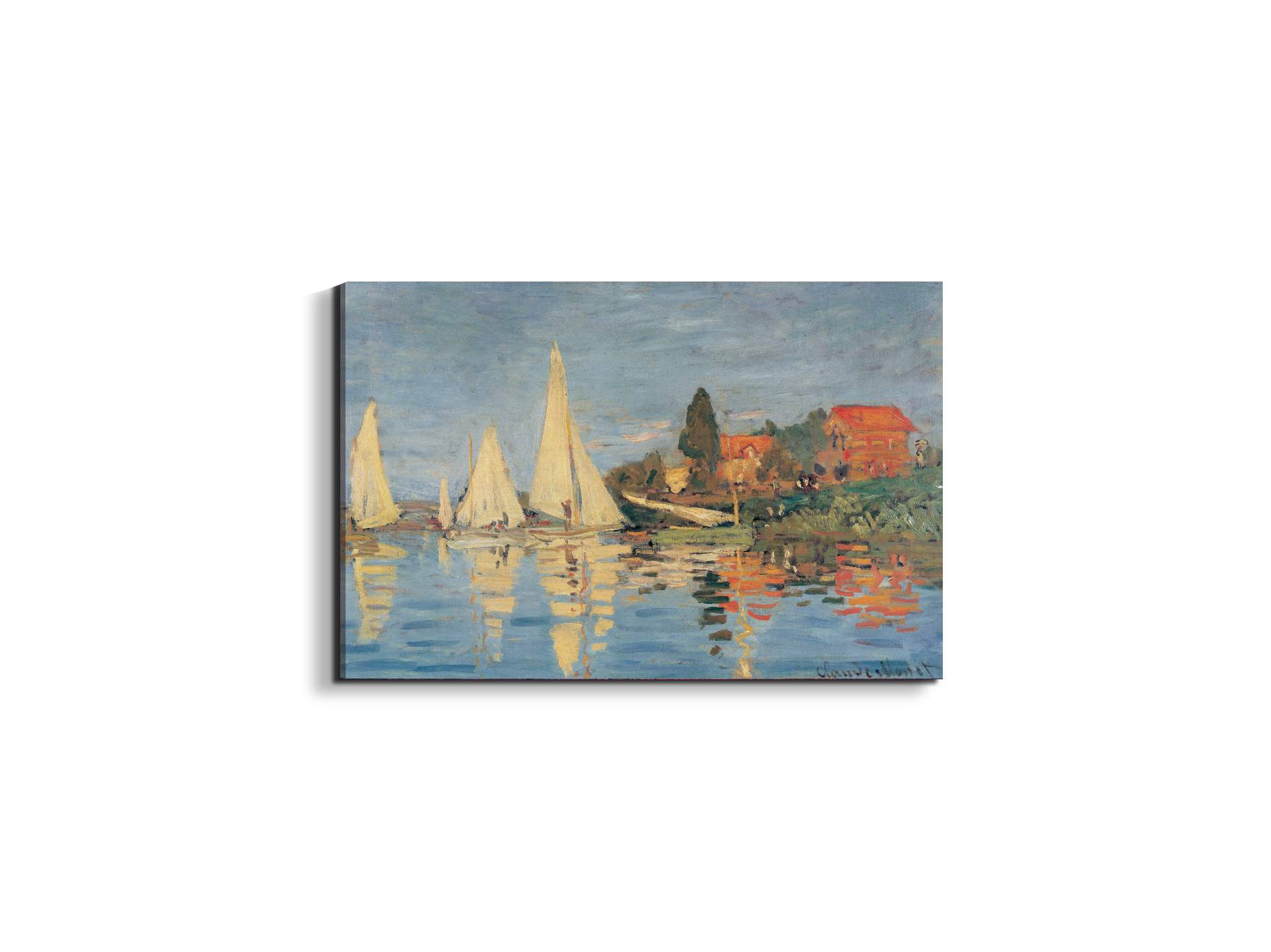 homage-to-monet-regata-at-argenteuilec22076-#materiale_EarthArt Materic/dimensioni_50x33,33