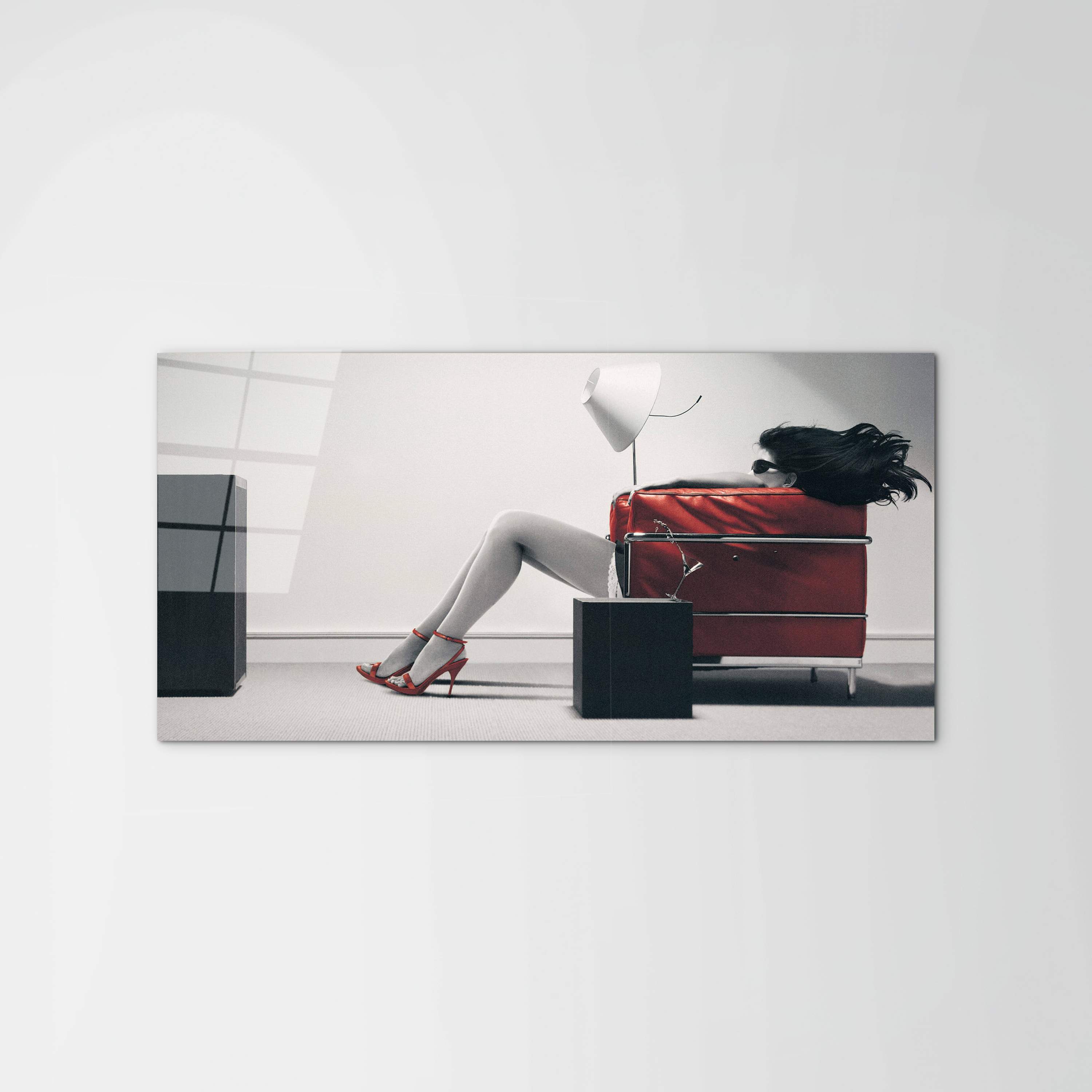 homage-to-steve-red-womanec22099-#materiale_CrystalArt/dimensioni_100x50
