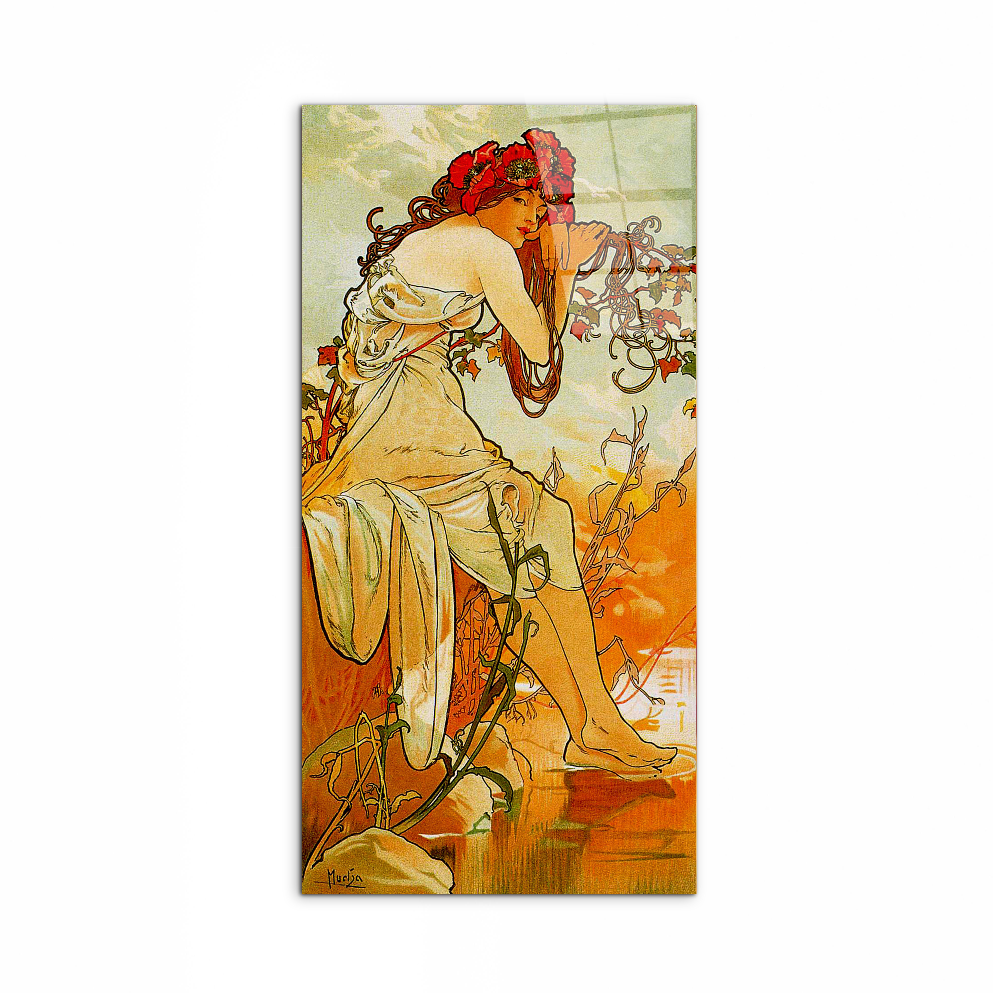 homage-to-mucha-summerec22138-#materiale_CrystalArt/dimensioni_50x100