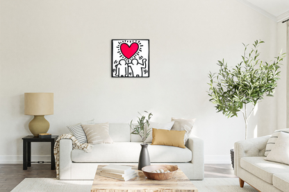 homage-to-keith-untitled-wedding-invitationec22162-#materiale_MetalArt Materic/dimensioni_58x58