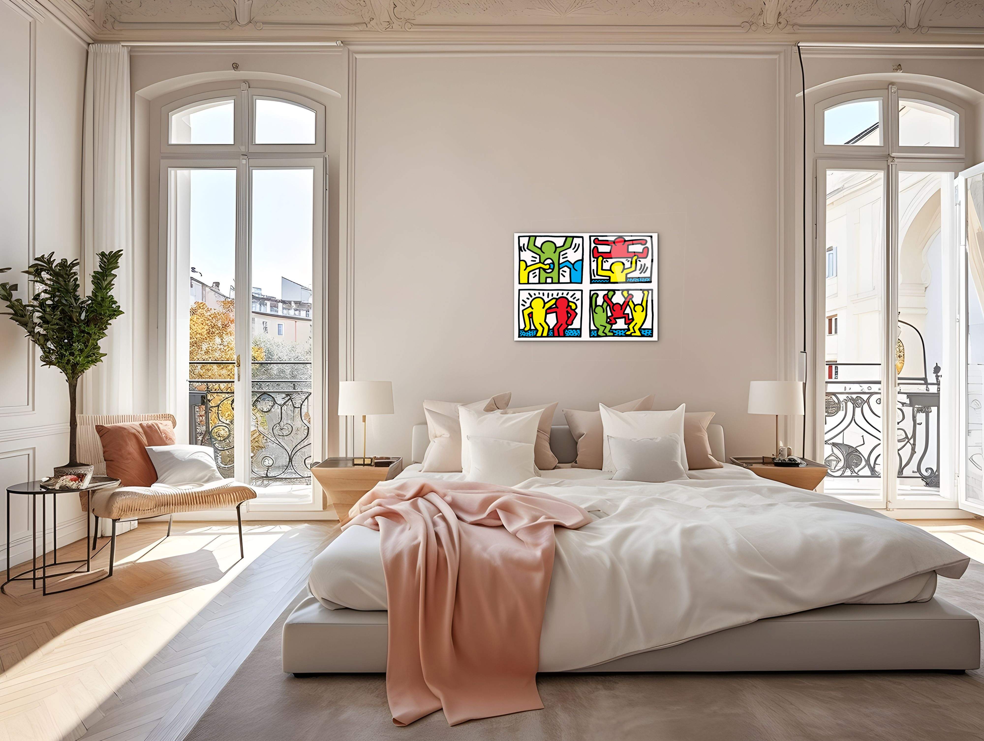 homage-to-keith-partyingec22217-#materiale_CrystalArt/dimensioni_77,5x58