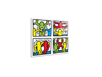 homage-to-keith-partyingec22217-#materiale_CrystalArt/dimensioni_50x37,42