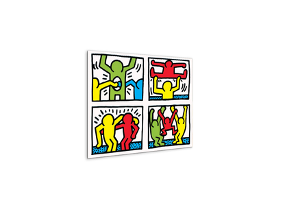 homage-to-keith-partyingec22217-#materiale_MetalArt Materic/dimensioni_50x37,42