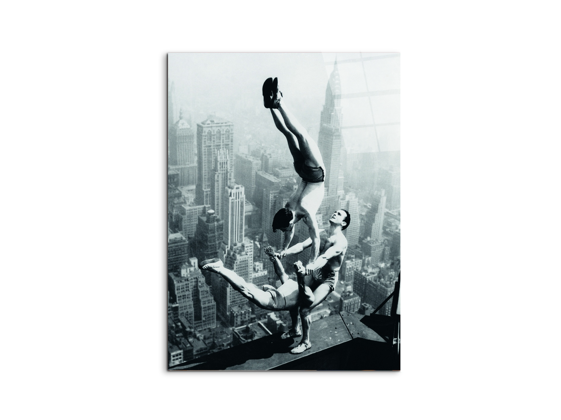 acrobats-at-the-empire-state-buildingec22254-#materiale_CrystalArt/dimensioni_58x77,5