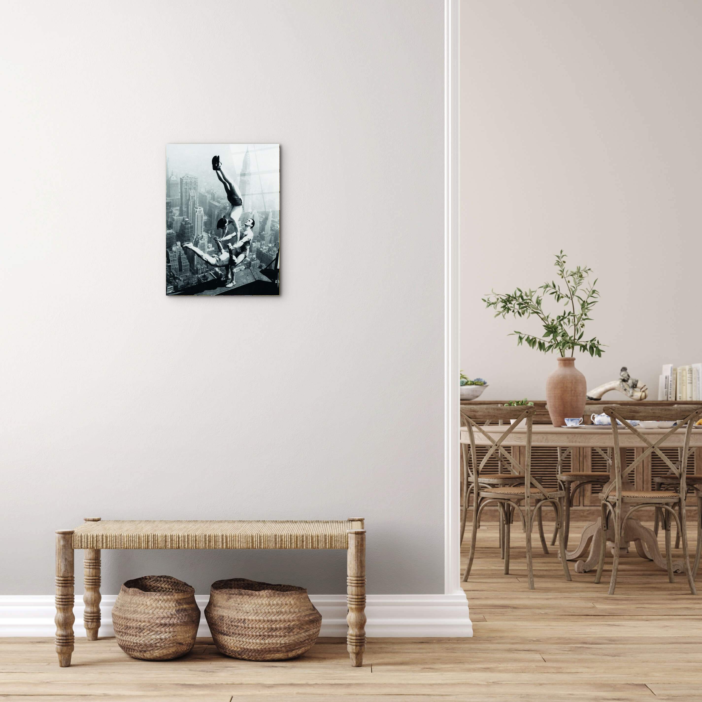 acrobats-at-the-empire-state-buildingec22254-#materiale_CrystalArt/dimensioni_37,42x50