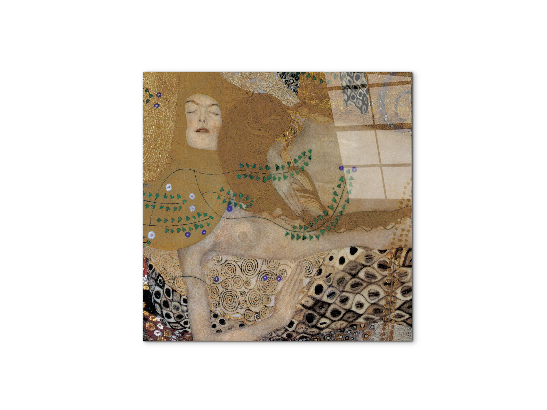 homage-to-klimt-sea-snakesec22365-#materiale_CrystalArt/dimensioni_58x58